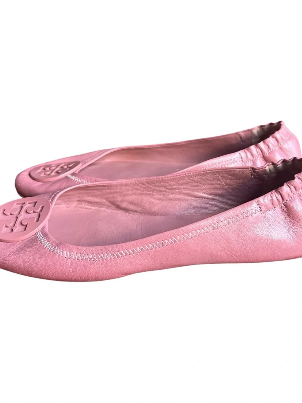 Tory Burch Pink Minnie Travel Ballet Flat 8